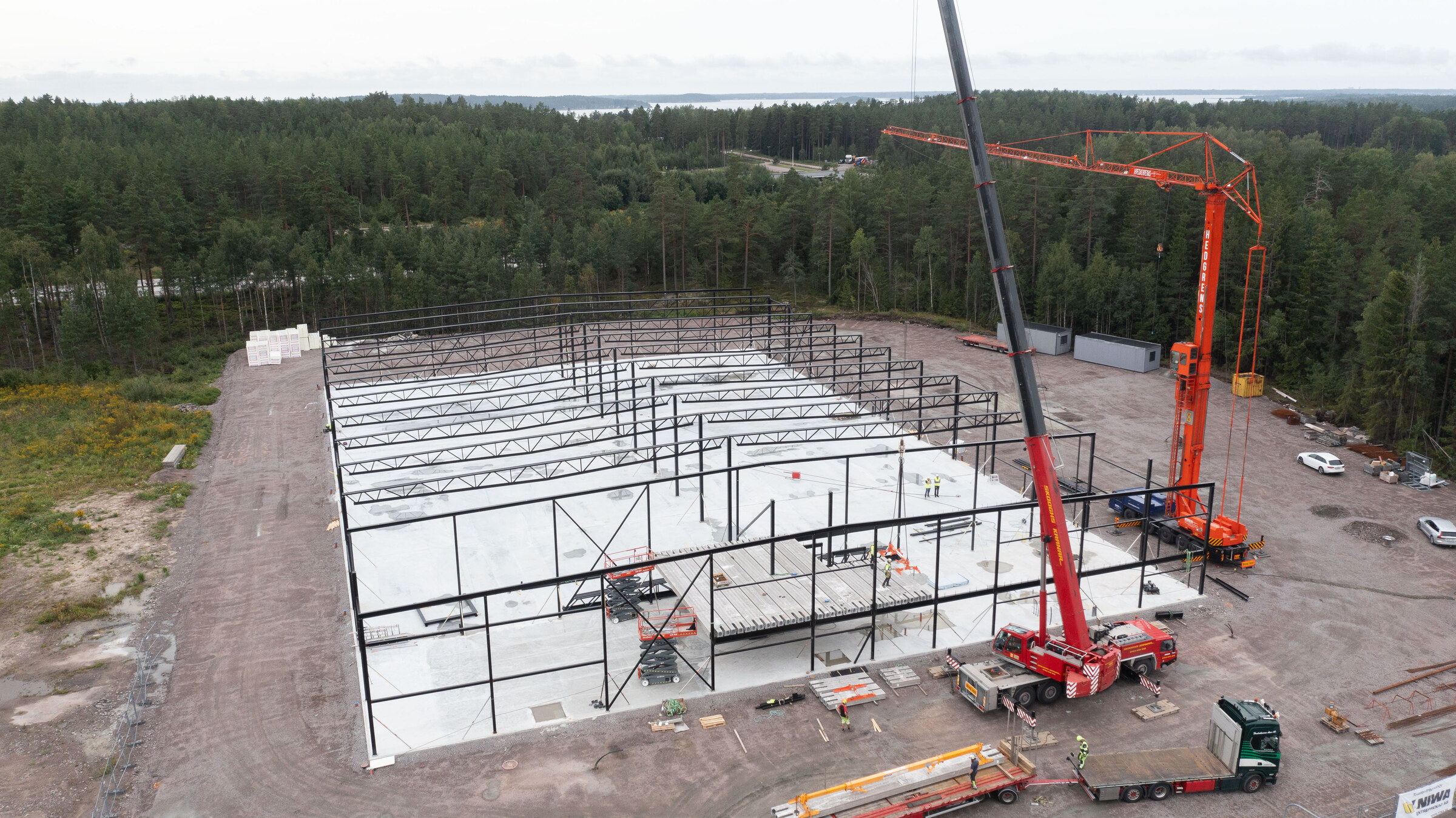 Industribyggnad som uppförs av Niwa